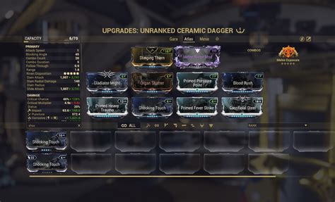 melee exilus mods